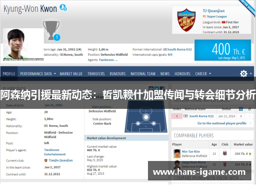 阿森纳引援最新动态：哲凯赖什加盟传闻与转会细节分析